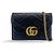 Gucci GG Marmont Chain Matelasse Leather Mini Nero
