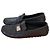 Mocassini Louis Vuitton in pelle nera Nero