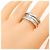 Bulgari Anel Bvlgari B.zero1 de 3 bandas em ouro branco - vista 4