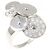 Bulgari Anello Bvlgari Cycladi in oro bianco 18K e diamante