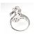 Bulgari Anello Bvlgari Cycladi in oro bianco 18K e diamante - vista 3