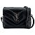 Autre Marque Saint Laurent Loulou Matelasse Chevron Leather Toy Nero