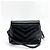 Autre Marque Saint Laurent Loulou Matelasse Chevron Leather Toy Nero - vista 2