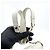 Chanel CC Lock Flap Bucket Quilted Lambskin Small Blanco - vista 7