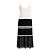Chanel 17P Resort 'Cuba' Seiden-Spitzenkleid Schwarz Weiß