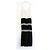 Chanel 17P Resort 'Cuba' Seiden-Spitzenkleid Schwarz Weiß - Ansicht 6