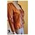 Chaqueta de seda adornada naranja Luisa Spagnoli - vue 2