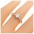 Autre Marque Anillo Alianza Tiffany Harmony - vista 5