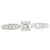 Autre Marque Anello Tiffany Harmony Band in platino - vista 2
