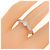 Autre Marque Anello Tiffany Harmony Band in platino - vista 5