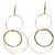 Autre Marque Pendientes Tiffany Hammered Circle