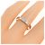 Autre Marque Anello Fascia Tiffany Platinum 950 - vista 4