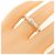 Autre Marque Anillo Tiffany Bamboo en plata 925 - vista 4