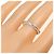 Autre Marque Tiffany & Co. Milgrain Ring aus Platin - Ansicht 4