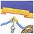 Hermès Hermes MEMOIRE D'HERMES Foulard Quadrato Muffler Bianco Blu - vista 2