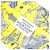 Hermès Lenço Twilly Hermes LA FOLLE PARADE Marrom Amarelo - vista 3