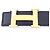 Hermès Cintura reversibile Hermes H 32mm Nero - vista 2