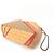 Hermès Hermes CARRE EN CRAVATES Pochette per borsa Fourbi Rosso Arancione - vista 3
