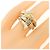Hermès Hermes 925 750YG Bandring Silber Golden - Ansicht 5