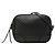 Bolsa de Ombro Gucci Microguccissima Preto