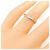 Cartier Ballerina 3P Diamant-Bandring aus Platin - Ansicht 5