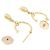 Orecchini a catena con diamanti Cartier D'oro - vista 3