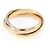 Cartier Trinity Ring aus Rosé Weiß und Gelbgold Golden