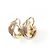 Pendientes Cartier Trinity medio aro Dorado - vista 2