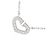 Collar Cartier C Heart Dorado - vista 3