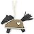 Hermès Hermes Rodeo Robeo Coeur PM Handbag Charm Schwarz - Ansicht 2
