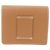 Hermès Hermes Luli Slim Bi-fold Wallet Brown - view 2