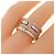 Ring Anello Hermès Move H in argento - vista 4