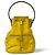 Prada Duet Drawstring Bucket Leather Yellow