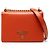 Bolsa de Ombro Prada Saffiano com Corrente Laranja