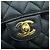 Borsa a spalla Chanel Black Matelassé Nero - vista 11