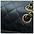 Borsa a spalla Chanel Black Matelassé Nero - vista 9