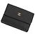Chanel Matelasse Tri-fold Wallet Black