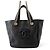 Borsa a tracolla Chanel in vitello nero