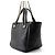 Borsa a tracolla Chanel in vitello nero - vista 2