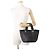 Borsa a tracolla Chanel in vitello nero - vista 4