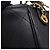 Borsa a tracolla Chanel in vitello nero - vista 9