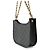 Borsa a tracolla Chanel Matelassé in pelle nera Nero - vista 2