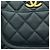 Borsa a tracolla Chanel Matelassé in pelle nera Nero - vista 8