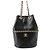Borsa a tracolla Chanel Matelassé in pelle d'agnello nera Nero
