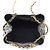 Borsa a tracolla Chanel Matelassé in pelle d'agnello nera Nero - vista 6