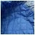 Borsa a tracolla Chanel Matelassé in denim blu - vista 10