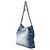 Borsa a tracolla Chanel Matelassé in denim blu - vista 2
