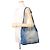 Borsa a tracolla Chanel Matelassé in denim blu - vista 4