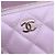 Borsa Vanity Chanel Matelassé Porpora - vista 12