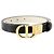Cinturón reversible Christian Dior Negro Blanco